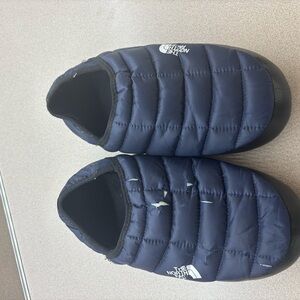 The North Face Navy Blue Quilted Slippers